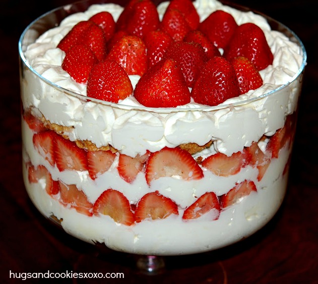 Strawberry Shortcake Trifle