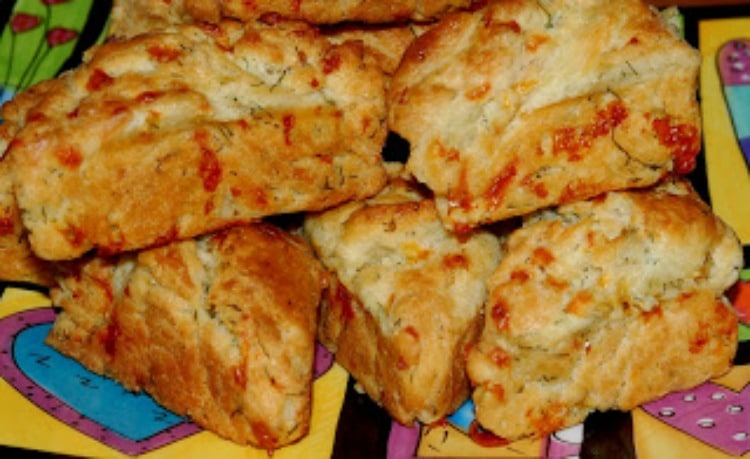 cheddar dill scones