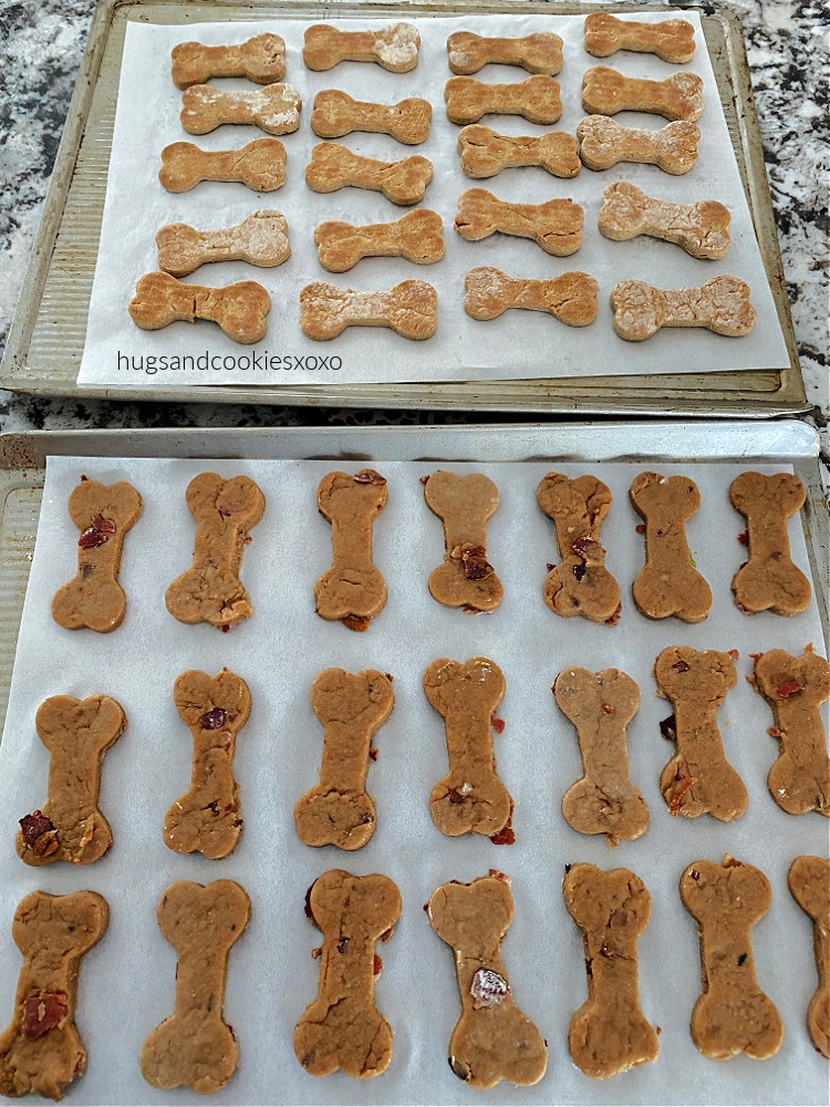 peanut butter bacon dog treats