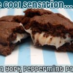 CHOCOLATE COOKIES STUFFED WITH PEPPERMINT PATTIES