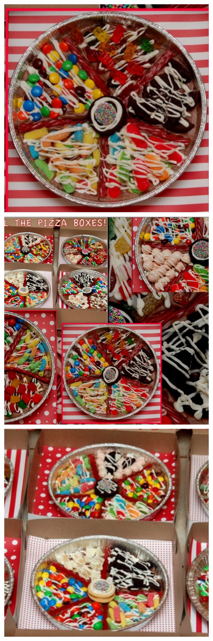 CHOCOLATE CANDY PIZZAS - Hugs and Cookies XOXO