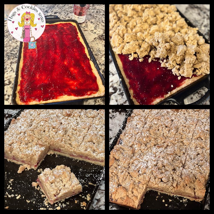 MILE HIGH RASPBERRY BARS