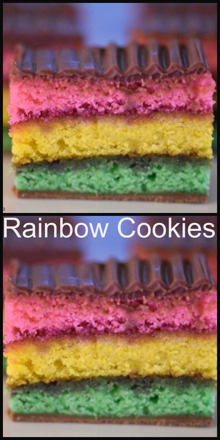 Rainbow Cookies