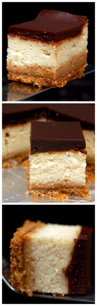 dulce de leche cheesecake squares