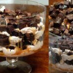 BROWNIE ROLO TRIFLE ——TO DIE FOR!