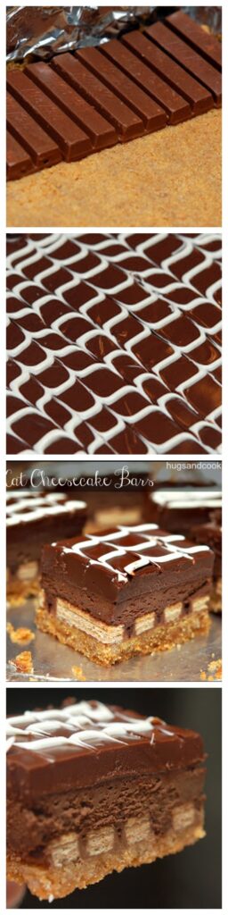 kit kat cheesecake bars