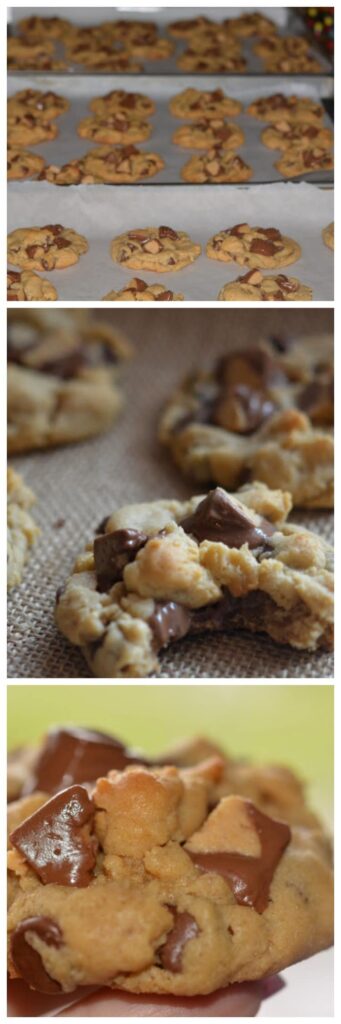 over the top reese's peanut butter cup cookies