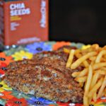 CHIA SEED CHICKEN FRIED IN AVOCADO OIL!