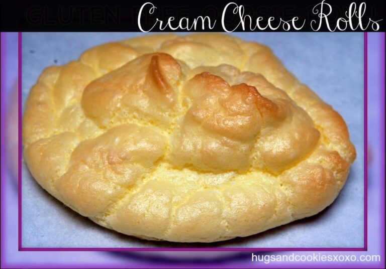 Low Carb & Gluten Free Cream Cheese Rolls Hugs and Cookies XOXO
