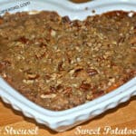 SWEET POTATO CASSEROLE WITH PRALINE TOPPING-WOW!
