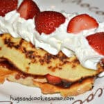 GLUTEN FREE CREPES STUFFED WITH STRAWBERRIES, JAM & WHIPPED CREAM