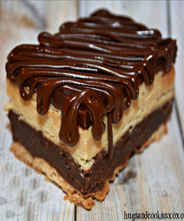 4 layer peanut butter brownies