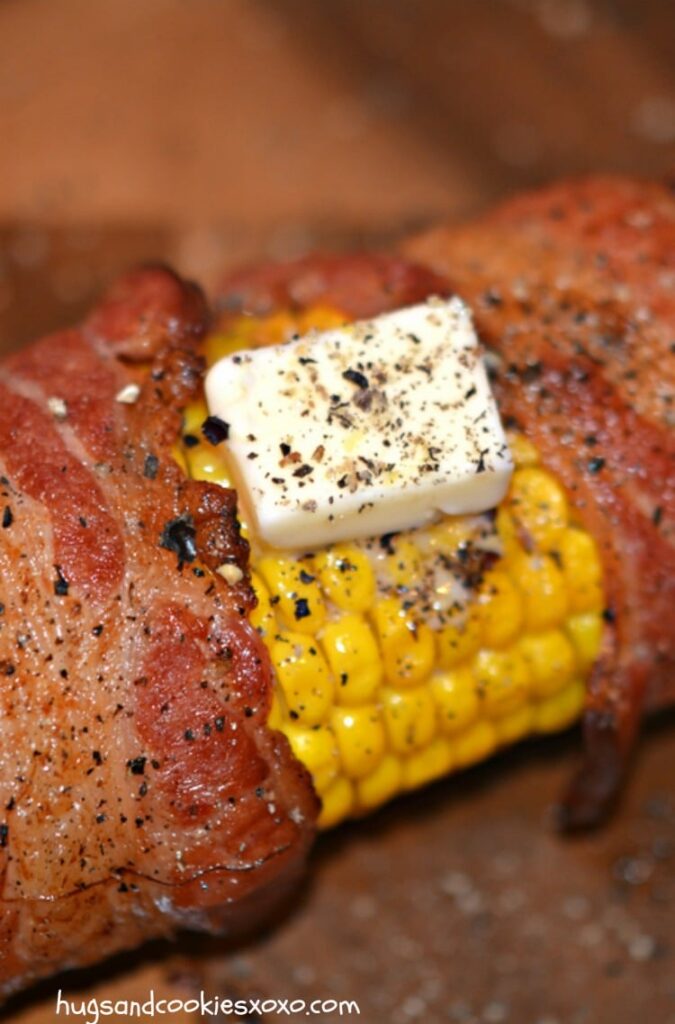 bacon roasted corn