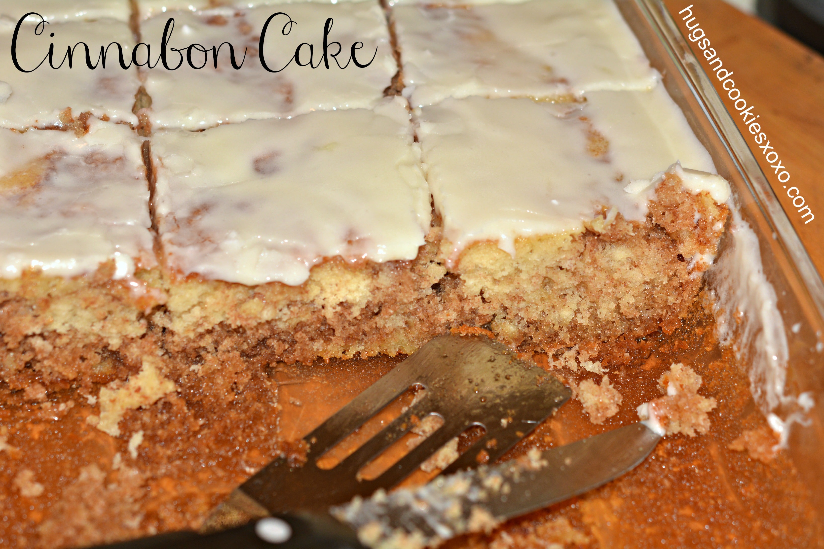 Cinnabon Cake With Cream Cheese Frosting Hugs and Cookies XOXO