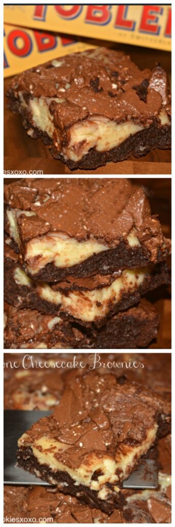 toblerone cheesecake brownies