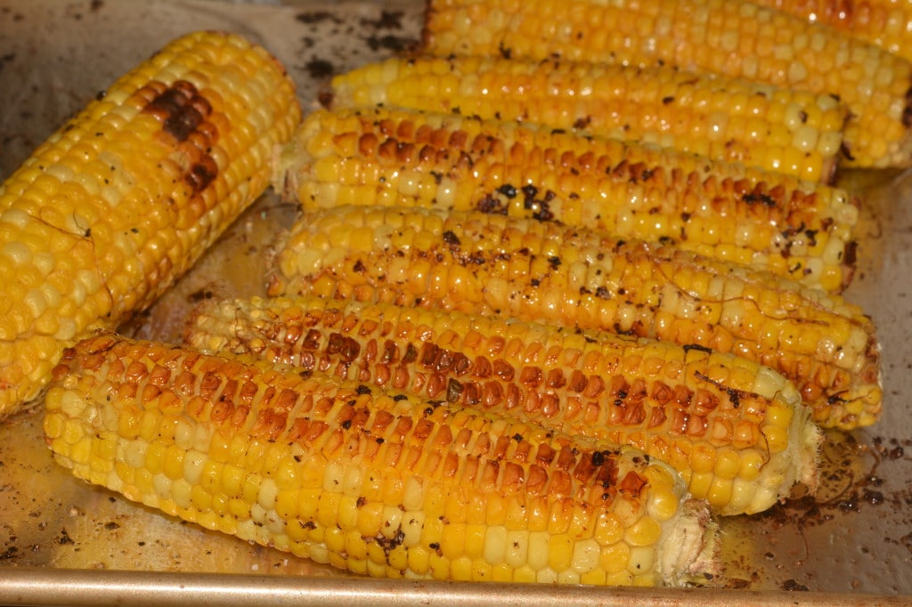 shrimp and roasted corn