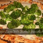 Cauliflower Pizza With Sauteed Broccoli & Garlic