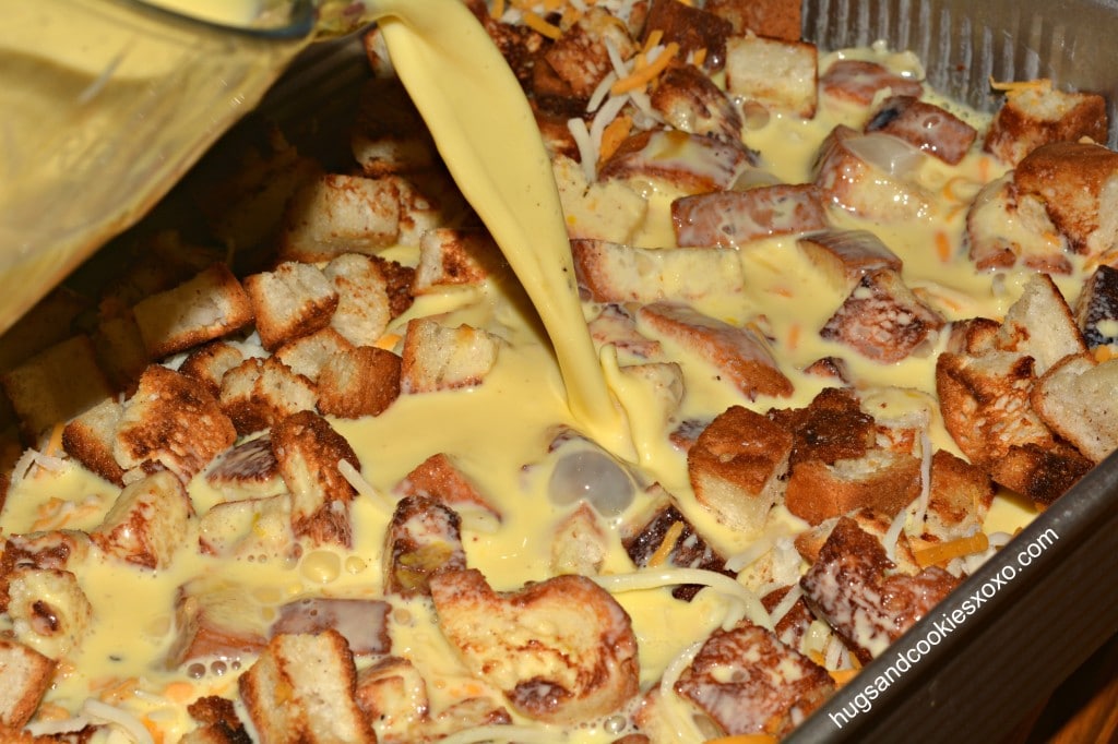 bacon, egg & cheese casserole
