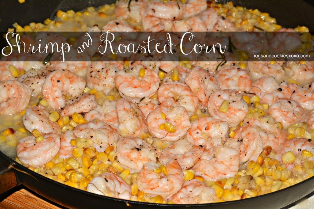 shrimp and roasted corn