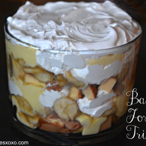 bananas foster trifle