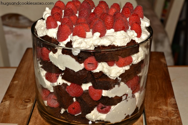 chocolate raspberry trifle