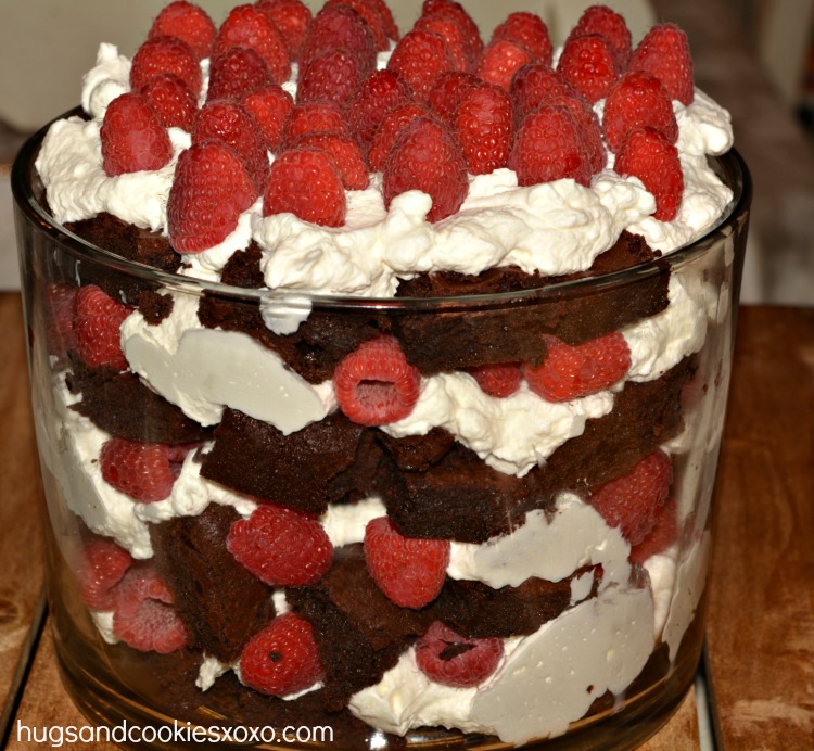 chocolate raspberry trifle
