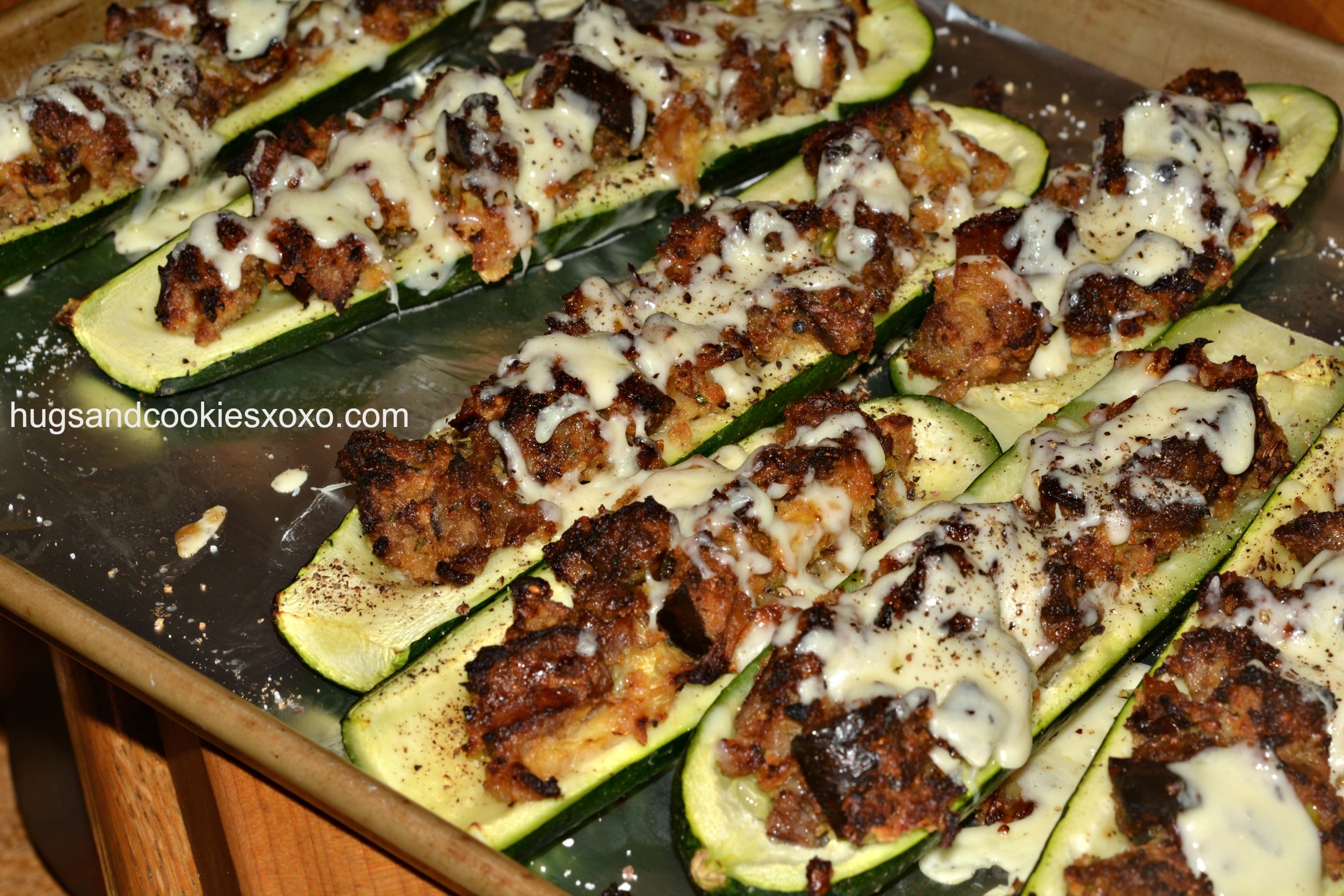 zucchini-sausage