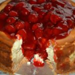 Sugar Cookie Cherry Cheesecake