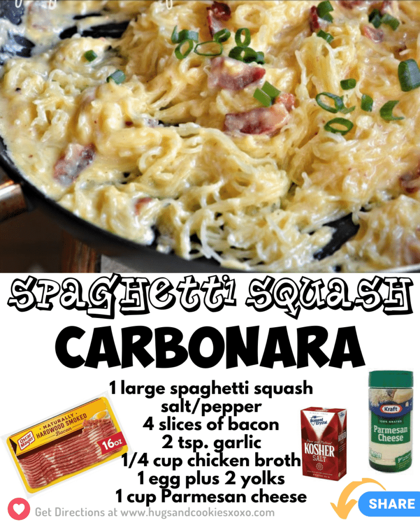 Spaghetti Squash Carbonara