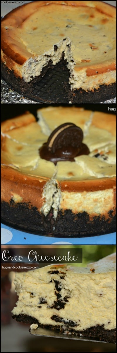 oreo cheesecakes collage