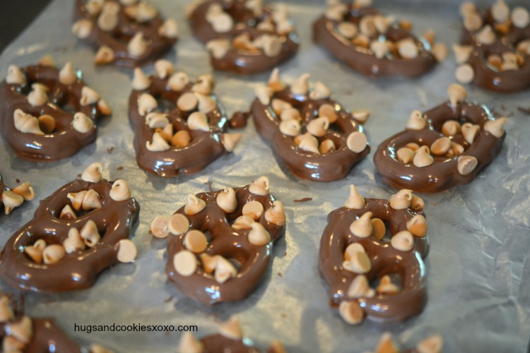 chocolate pretzels