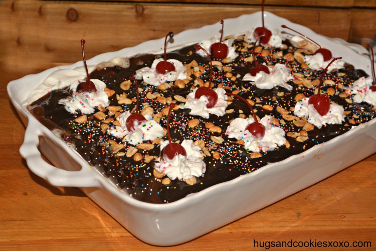 brownie sundae