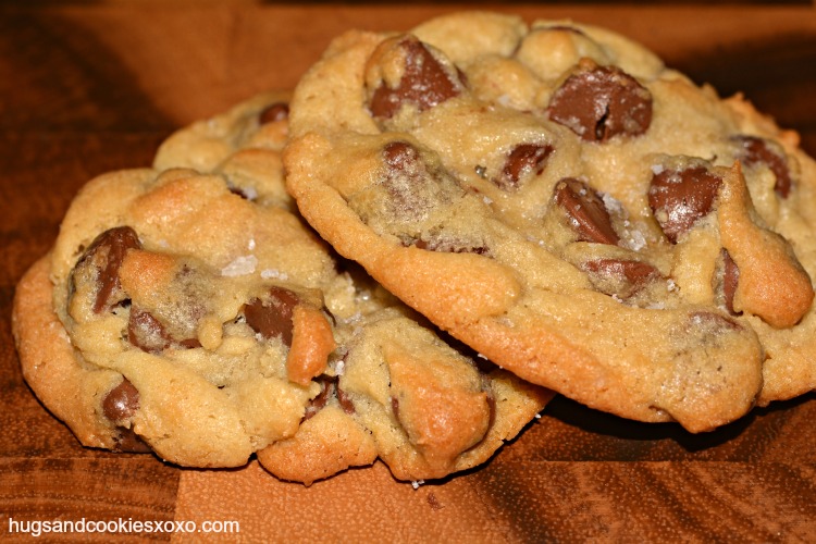 Caramel Filled Chocolate Chip Cookies