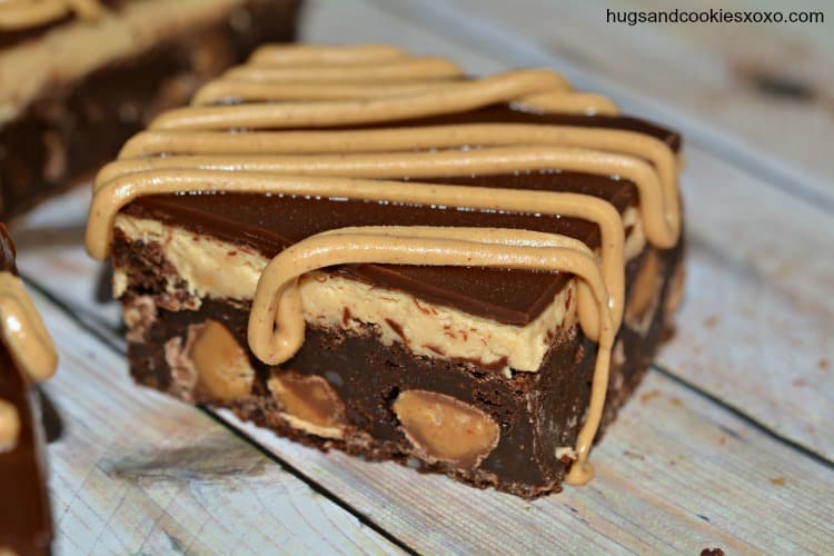 pb frosted brownies