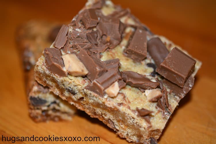 toffee bars blondies