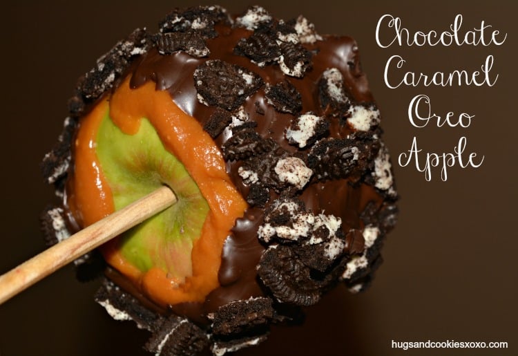 oreo caramel apple