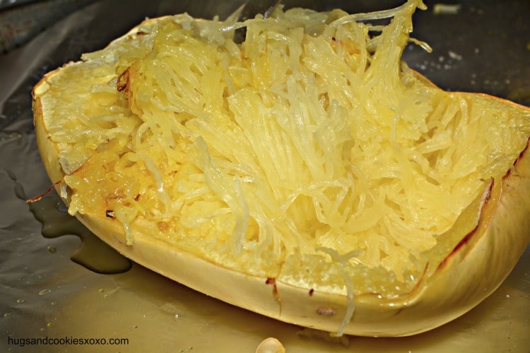 spaghetti squash baked