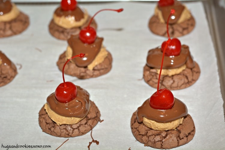 buckeye cookie brownies