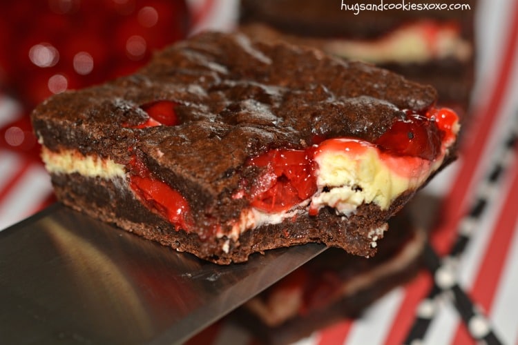 Cherry Cheesecake Brownies