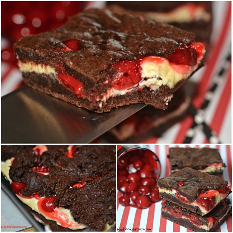 cherry cheesecake brownies