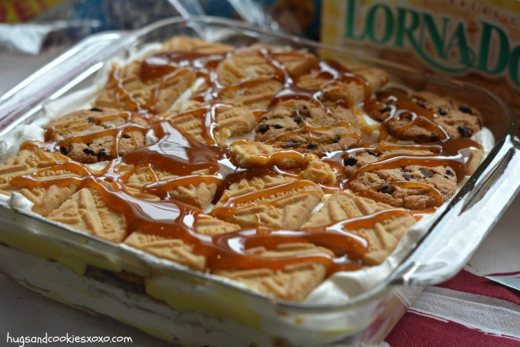 cookie lasagna caramel