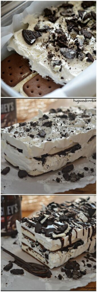 hot fudge ice cream sanwich