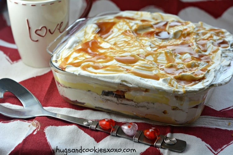 lasagna caramel whipped cream