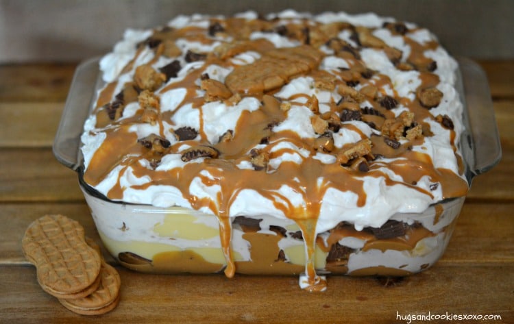 peanut butter cookie lasagna