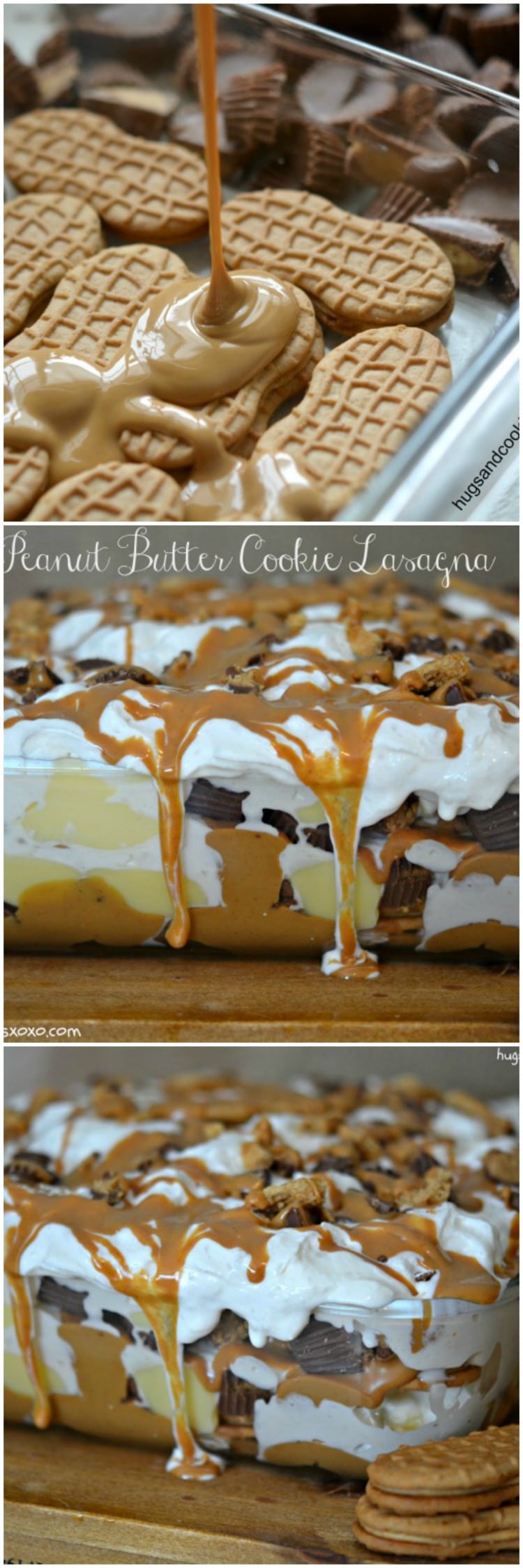 peanut butter cookie lasagna