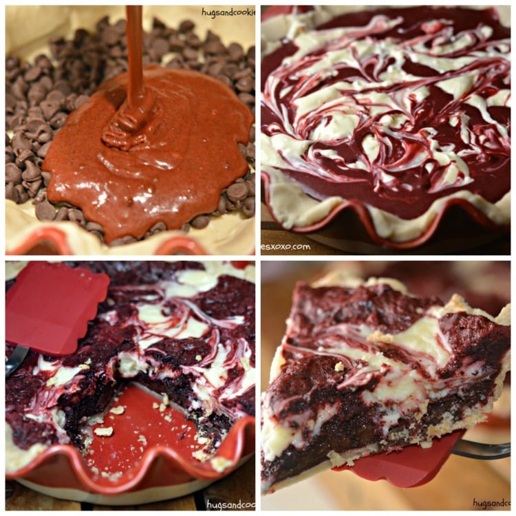 red velvet cheesecake slices