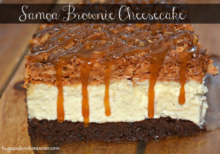 Samoa cheesecake