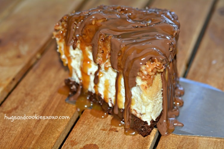 Samoa cheesecake