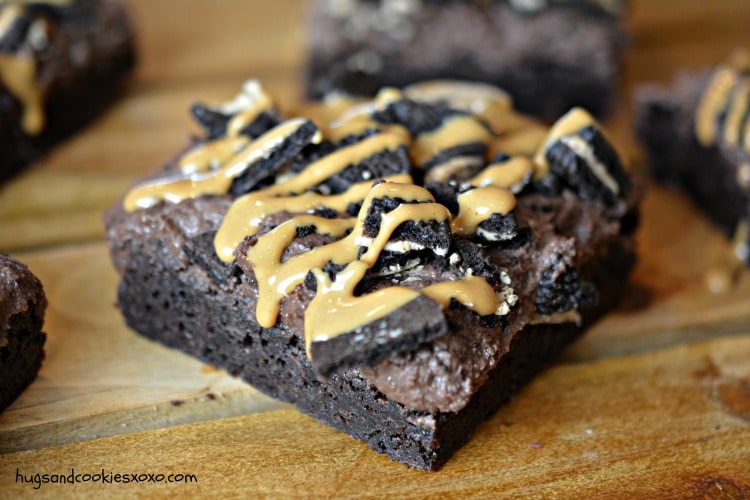 pb oreo brownies