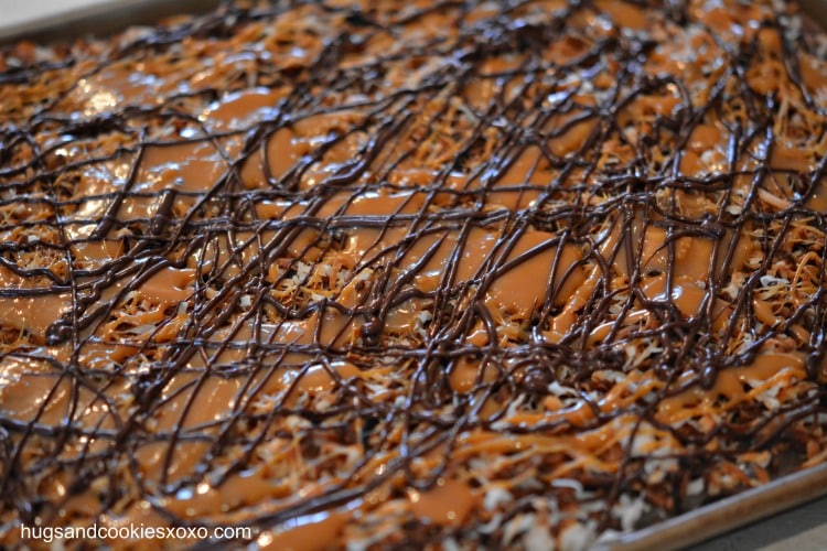 samoa cake caramel